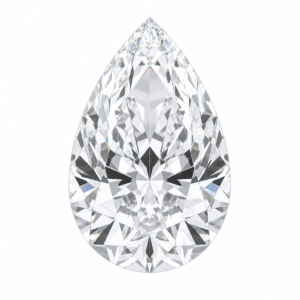 1.05ct pear-shaped lab-grown diamond
