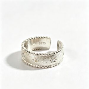 Handcrafted open ring