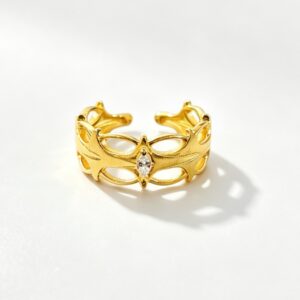 vintage brushed finish ring