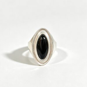 black onyx matte ring
