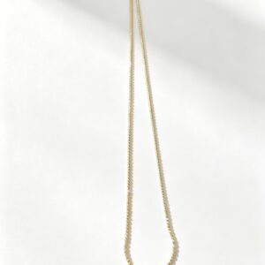 inlaid gold necklace